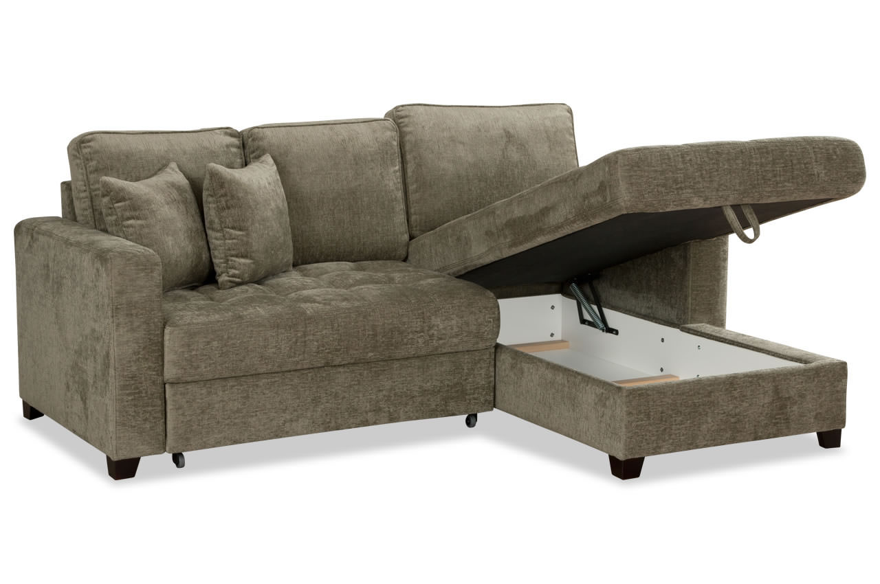 split ecksofa rechts 6114 olive mit bettkasten split ecksofa rechts 6114 olive mit bettkasten