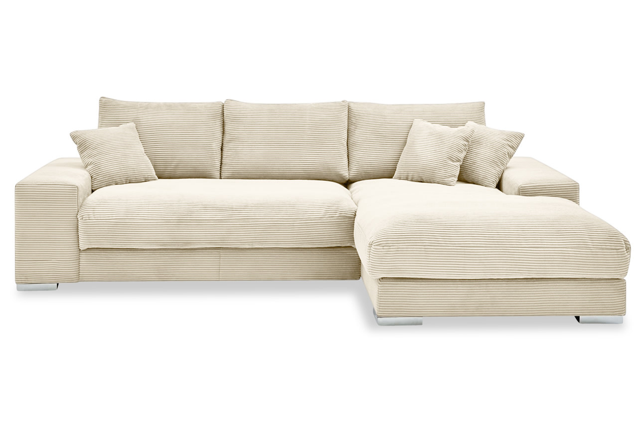 Iwaniccy Ecksofa Soft rechts - Cord Sofa