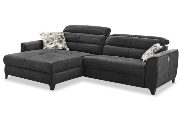 Ecksofa Duo Relax links - mit elektrischer Sitzverstellung