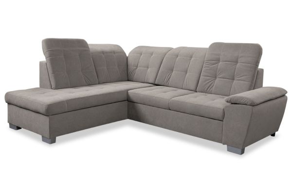 Ecksofa Bastia links - mit Bettfunktion