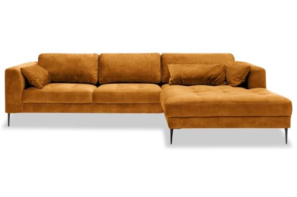 Ecksofa Luzi rechts - wahlweise mit Schlaffunktion