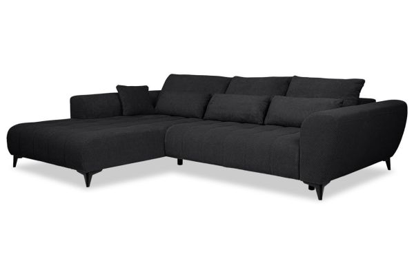 Ecksofa Garay links - mit elektrischer Sitztiefenverstellung