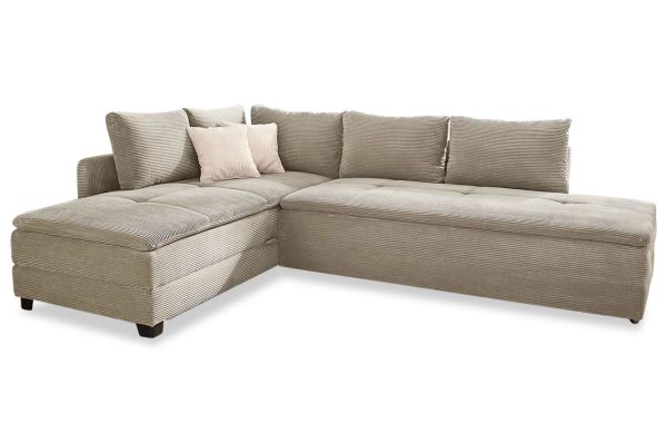 Ecksofa Modena rechts - mit Dauerschläfer Schlaffunktion