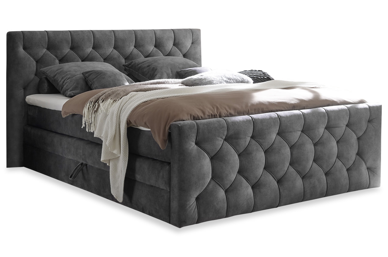 Boxspringbett Cashfield 180x200 - mit Bettkasten