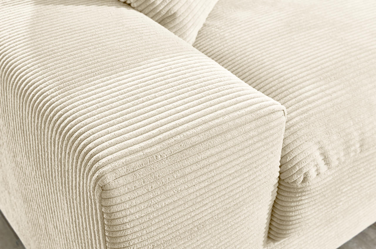 Iwaniccy Ecksofa Soft rechts - Cord Sofa