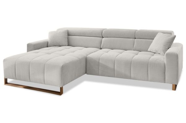 Ecksofa Easie links - mit elektrischer Sitztiefenverstellung