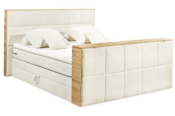 Boxspringbett Novara mit motorisierter TV-Halterung