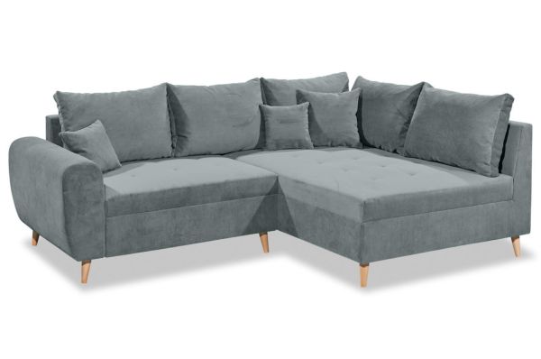 Ecksofa Calanda rechts - wahlweise mit Hocker