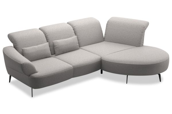 Sit&More Ecksofa Dance rechts - mit Sitztiefenverstellung