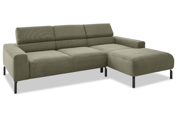 Candy Ecksofa Spring rechts - Sofa mit Recamiere