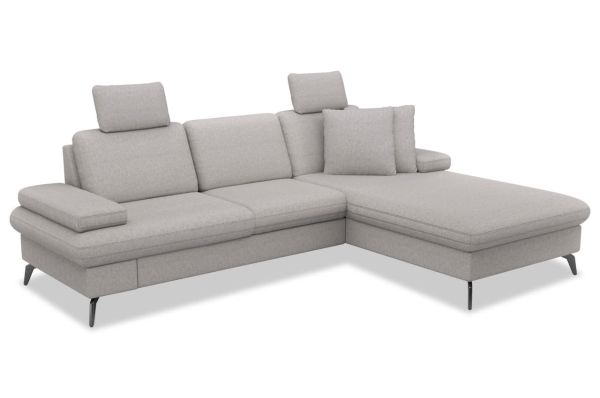 Ecksofa Morris rechts - wahlweise mit Schlaffunktion