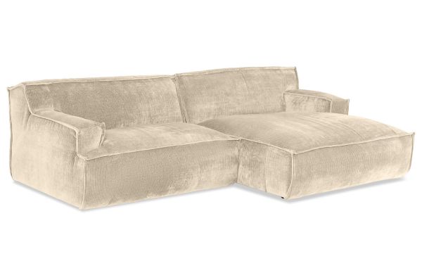 Ecksofa Platani rechts - Cord Sofa