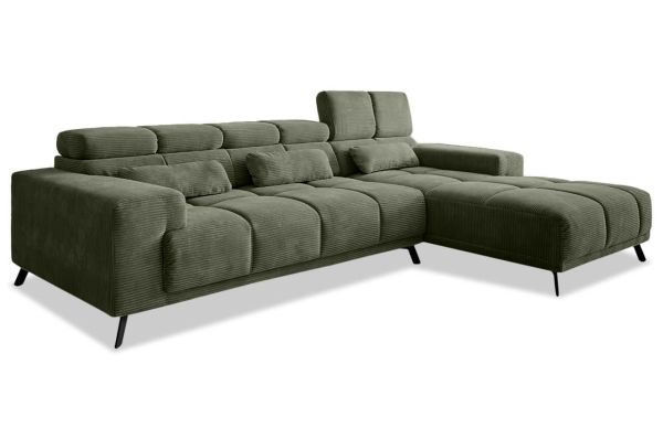 Ecksofa Speed rechts - wahlweise mit elektrischer Verstellung