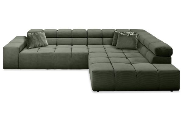 Candy Ecksofa Oregon rechts - wahlweise mit Sitzverstellung