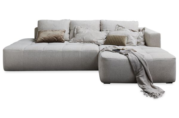 Ecksofa Noemi rechts - mit Schlaffunktion