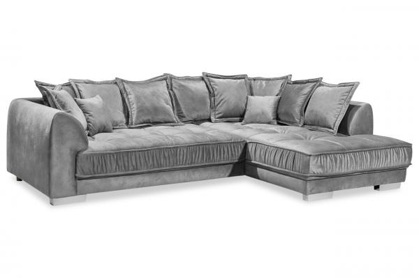 Ecksofa Pascha rechts - Samtoptik