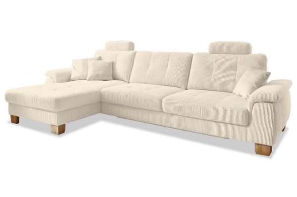 Ecksofa Ewian PP-LA19101 links - wahlweise mit Bettfunktion