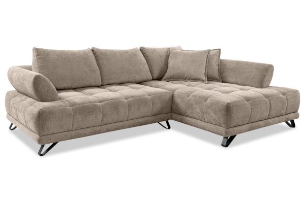 Ecksofa Vinci rechts - Sofa mit Reling