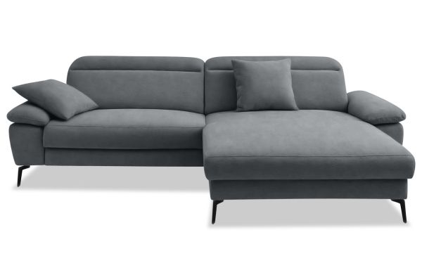 Benformato Ecksofa Cancelli rechts - wahlweise mit elektrischer Relaxfunktion