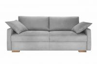 Boxspring Schlafsofa Frisco de Luxe - mit Schlaffunktion - Silber