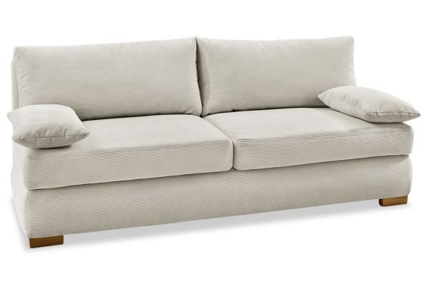 Schlafsofa Herby - mit Boxspring in Cord