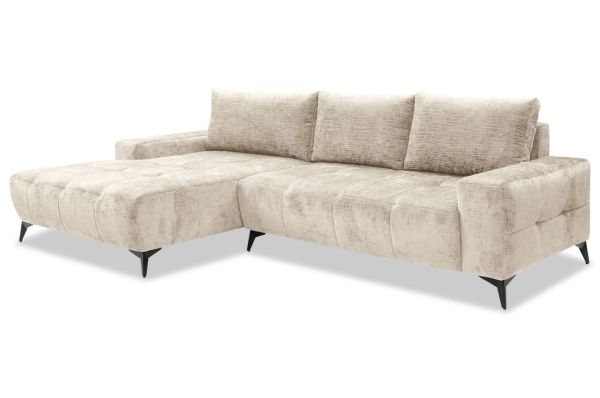 Ecksofa Mauro links - mit Schlaffunktion