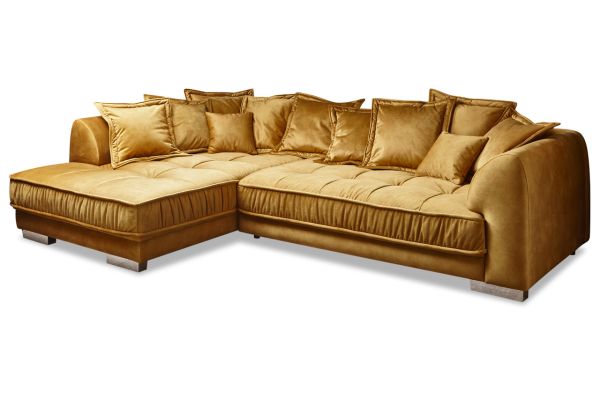 Ecksofa Pascha links - Samtoptik