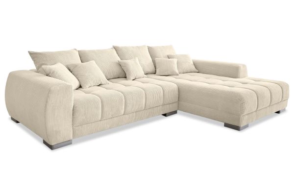 Ecksofa Mustang rechts - mit elektrischer Bettfunktion