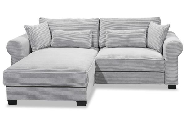 Ecksofa Angelina links - mit Schlaffunktion und Bettkasten