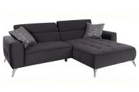 Ecksofa Theo rechts - Anthrazit