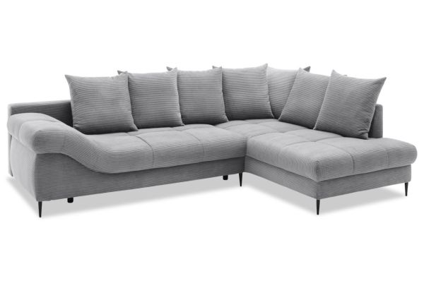 Ecksofa Oregani rechts - mit Schlaffunktion und Bettkasten