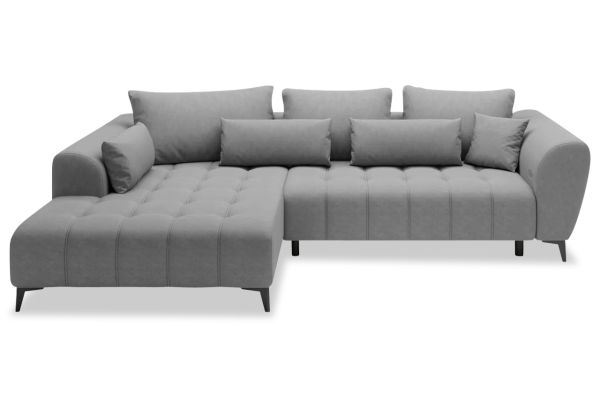 Ecksofa Garay links - mit elektrischer Sitztiefenverstellung