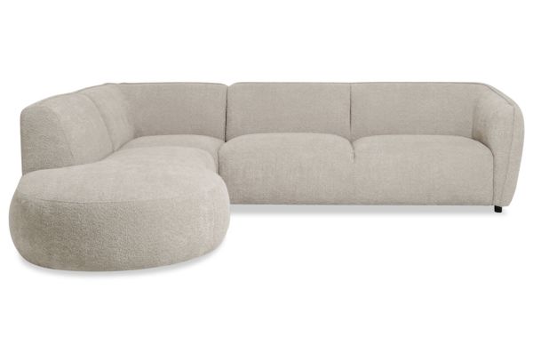 Ecksofa Loures links - organisches Sofa