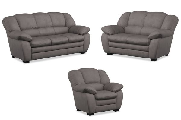 Garnitur Casino - 3-Sitzer Sofa, 2-Sitzer Sofa und Sessel