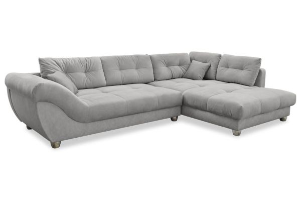 Ecksofa Siena rechts - mit organischer Relaxlehne