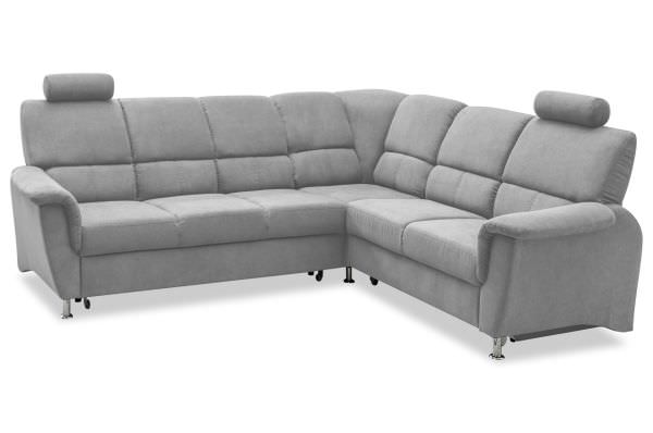 Benformato Ecksofa Pisa links - mit Schlaffunktion, Bettkasten und Relaxfunktion