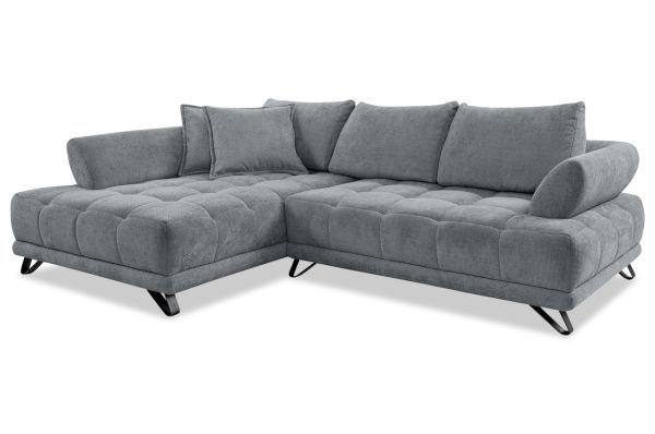 Ecksofa Vinci links - Sofa mit Reling