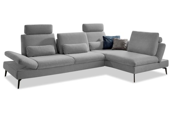 Ecksofa Emilia MP-IN23099 rechts - wahlweise mit Sitztiefenverstellung