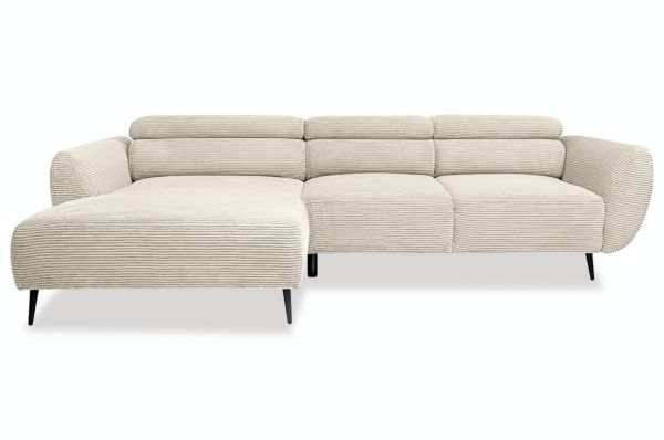 Ecksofa Alisson links - mit elektrischer Sitzverstellung