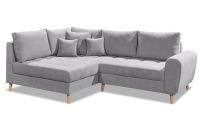 BlackRedWhite Ecksofa Alice links - Grau