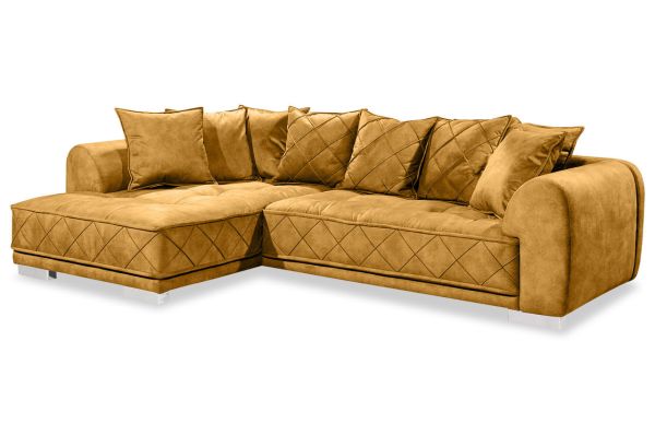 Ecksofa Sentina links - Samtoptik