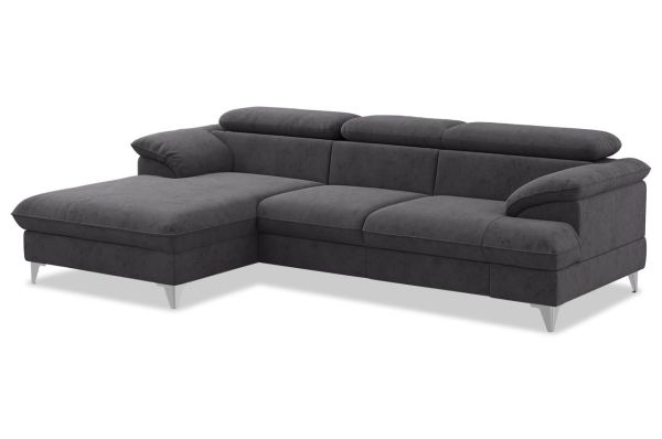 Cotta Ecksofa David links - Sofa mit Recamiere