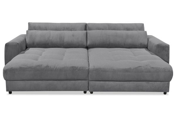 Loveseat Barura - Longchair Sofa in Cord