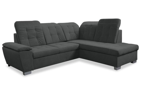 Ecksofa Bastia rechts - mit Bettfunktion