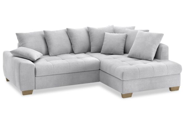 Ecksofa Nakito rechts - wahlweise mit Bettfunktion