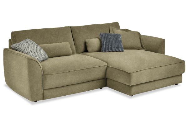 Ecksofa Barry ZE-EM24138 rechts - optional mit Sitztiefenverstellung
