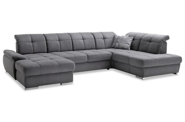 Wohnlandschaft Mikael rechts - wahlweise mit Schlaffunktion und Bettkasten