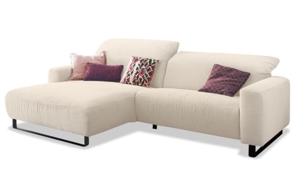 Candy Ecksofa Empire links - wahlweise mit Relaxfunktion