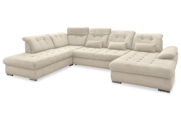 Benformato Wohnlandschaft Rigatti links - mit Bettfunktion