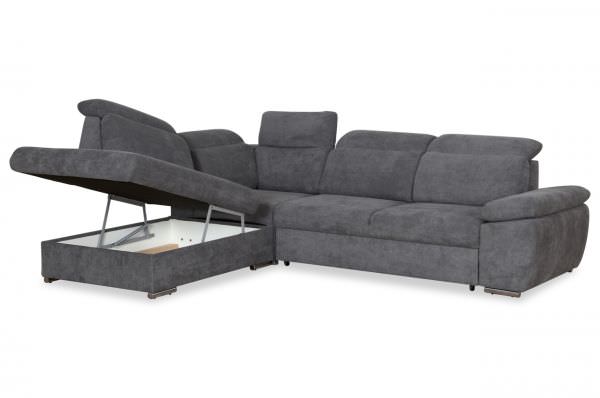 Ecksofa Alabama links - wahlweise mit Schlaffunktion | Furnster.de